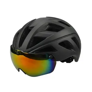 Casco da bicicletta per adulti casco sportivo da ciclismo da corsa per abbigliamento da testa di sicurezza da montagna all'aperto