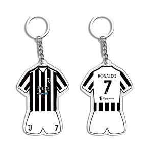 Porte-clés en acrylique style maillot <span class=keywords><strong>de</strong></span> football 2026 avec logo d'équipe et numéro <span class=keywords><strong>de</strong></span> joueur, mignon, pour souvenir <span class=keywords><strong>de</strong></span> fan (<span class=keywords><strong>Ronaldo</strong></span>, Neymar) - Product Image 3