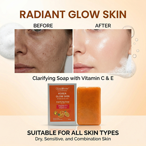 <span class=keywords><strong>Savon</strong></span> Clarifiant Éclaircissant GLOW SKIN Corée à Marque Blanche – Doux, Hydratant, Nettoyage en Profondeur, Fait Main, Pour Tous Types <span class=keywords><strong>de</strong></span> Peau - Product Image 2