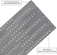 Bracelet en papier imperméable personnalisé à usage unique avec logo pour événements promotionnels – Accès VIP