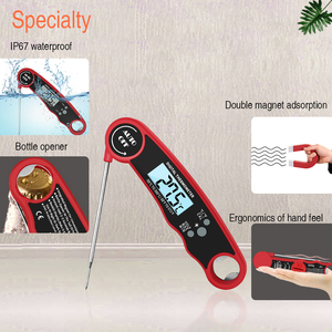 Termómetro Digital Instantáneo a Prueba de Agua <span class=keywords><strong>para</strong></span> Carne con Función de Calibración <span class=keywords><strong>para</strong></span> Barbacoa, <span class=keywords><strong>Horno</strong></span>, Repostería y Cocina - Product Image 4