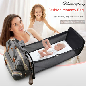 Impermeable bebé plegable <span class=keywords><strong>cuna</strong></span> cama bolsas mamá viaje maternidad bolsa pañal <span class=keywords><strong>mochila</strong></span> - Product Image 4