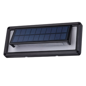 Factory directly -ESHINE New Bright <strong>Solar</strong> LED Sensor Wall <strong>Light</strong> IP65 Wireless Control Outdoor <strong>Garden</strong> Decoration Square Aluminum Alloy Waterproof 6000K - Product Image 1