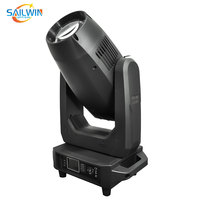 SAILWIN 600W BSWF Mini projecteur LED à tête mobile avec CTO+CMY 3600-7200K DMX512 Effets prisme pour scène disco et concert
