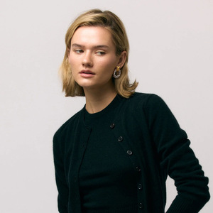 Pendientes de Aro Trenzados Yueli, Acero Inoxidable Chapado en Oro de 18K, Color Plateado y Dorado, Joyería de Moda - Product Image 4