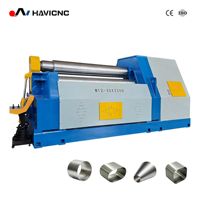 Machine à rouler les tôles d'acier à quatre rouleaux CNC W12S approuvée pour la construction navale, machine de formage de profilés en C
