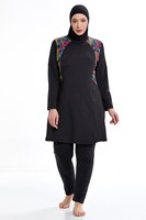 Maillot de bain M-4XL grande taille à couverture complète Maillot de bain islamique Muslimah 3 pièces Maillot de bain burkini modeste pour femmes imposantes