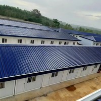 Maison conteneur industrielle à deux étages, préfabriquée, avec panneaux sandwich EPS, entrepôt étanche, alternative aux solutions traditionnelles
