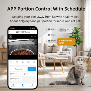 Comedero Automático para Gatos OEM 6L Tuya con Cámara, Video HD 1080P, Visión Nocturna, Dispensador Inteligente de Comida para Mascotas con Temporizador para <span class=keywords><strong>Maine</strong></span> <span class=keywords><strong>Coon</strong></span> - Product Image 5