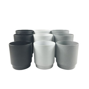 Pots de jardin décontractés contemporains Pot de succulentes orchidée bonsaï minimaliste moderne en plastique pour pots de fleurs et jardinières - Product Image 4