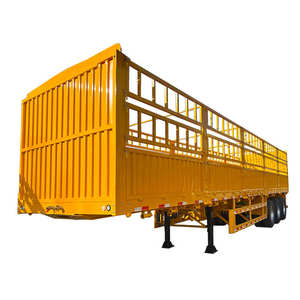 Oferta Especial: Nuevo Semirremolque de Carga con Barandas de Acero de 3 Ejes, 60 Toneladas, Suspensión Neumática, para Carga a Granel y Remolque Agrícola, Alta Calidad - Product Image 2