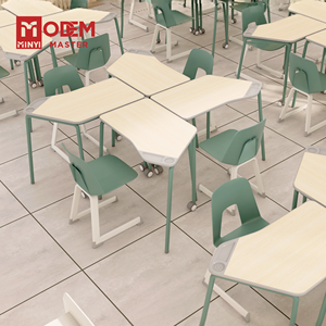 Minyi ऑफसेट प्रशिक्षण डेस्क प्रशिक्षण कक्ष टेबल क्लास डेस्क और कुर्सी लेखन डेस्क मेसा एस्ट्रोडियो किशोर कमरे - Product Image 1