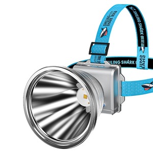 Linterna Frontal Smiling Shark Recargable LED de Alta Potencia con Reflector de Aluminio para Camping y Senderismo - Product Image 1
