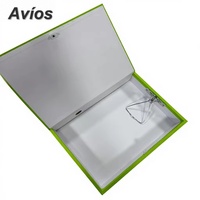 Caja de Almacenamiento de Archivos A4 FC con Logotipo Personalizado, Organizador de Documentos de Oficina, Caja de Archivo de Datos Impermeable de PP Grueso
