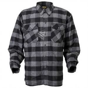 เสื้อเชิ้ตผ้าฝ้ายฟลานเนลสำหรับขี่มอเตอร์ไซค์ในเมือง รุ่นผู้ชายและผู้หญิง พร้อมแผ่นป้องกันไหล่ระดับ CE 2 บุด้วยอะรามิด ติดกระดุม สำหรับการป้องกัน - Product Image 1