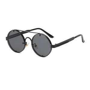 Sunway Eyewear Vintage Round Steampunk <b>Sunglasses</b> - Product Image 1
