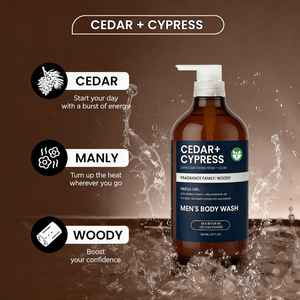 OEM ODM ครีมอาบน้ำสำหรับผู้ชาย ทำความสะอาดล้ำลึก สดชื่น เป็นธรรมชาติ อ่อนโยน ผิวเนียนนุ่ม มั่นใจในความเป็นชาย ให้ความสดชื่นทันที กลิ่นซีดาร์และไซเปรส - Product Image 3