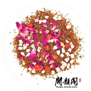 KAIYANGE Factory Wholesale Strawberry Peach Rose Boston Custom Logo OEM Flavored Tea Private Label Dried Herbal Fruit Tea <strong>Blends</strong> - Product Image 1