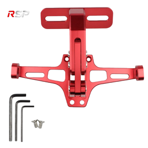 Soporte Universal <span class=keywords><strong>de</strong></span> Aluminio CNC para Matrícula <span class=keywords><strong>de</strong></span> Motocicleta con Luz LED, Eliminador <span class=keywords><strong>de</strong></span> Guardabarros Trasero Ajustable - Product Image 3