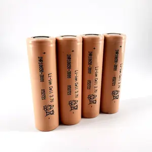 Bateria cilíndrica de íon de lítio de alta capacidade, hd 18650 3.7v 3000mah para dispositivos médicos