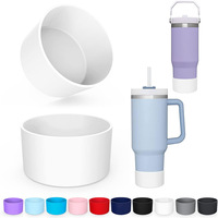 Protecteur de fond de gobelet en silicone 20/30/40oz, anti-rayures, réutilisable, housse pour bouteille d'eau, écologique, antidérapant