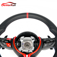 Volant sport en cuir pour BMW Série 5 3 F10 F30 E70 E71 E90 F15 F20 F21 F31 F32 F07 F12 Accessoires de voiture modifiés
