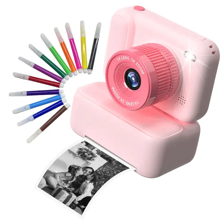 Hot Sell Crianças Photo Video Camera Baby Print Camera Impressão Rápida Infantil Kids HD Camera