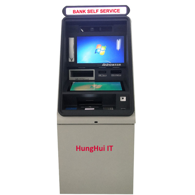 HungHui Self Service Cash Machine Cash Recycling Machine Banking Equipment Atm Machine