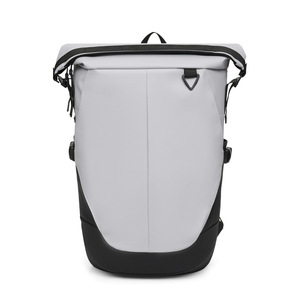 Men's <b>Roll</b>-Top <b>Backpack</b> 20-35L Large Capacity Business Travel Laptop Bag With Interior Zipper Pocket - Product Image 3