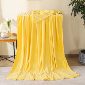 Rắn màu lông cừu sang trọng flannel Chăn dệt kim dành cho người lớn kẻ sọc ném cho sofa couch giường mềm bao gồm bedspread thoải mái tính năng - Product Image 2