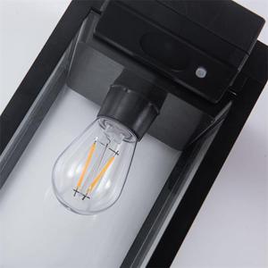 Outdoor Solar <b>Lights</b> <b>Motion</b> <b>Sensor</b> Outdoor Wall Sconce <b>Light</b> Dusk to Dawn E27 Bulb Wireless Porch Lighting Waterproof Aluminum - Product Image 6