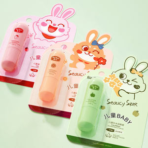 OEM BIOAQUA Baume à lèvres à la vitamine C nourrissant de longue durée à la saveur de fruit mignon bébé pomme fraise hydratant - Product Image 1