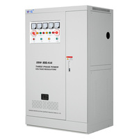Régulateur de tension AC compensé haute puissance SBW-200KVA, stabilisateur triphasé, sortie 380V, en cuivre, efficacité 0,98, 50/60Hz