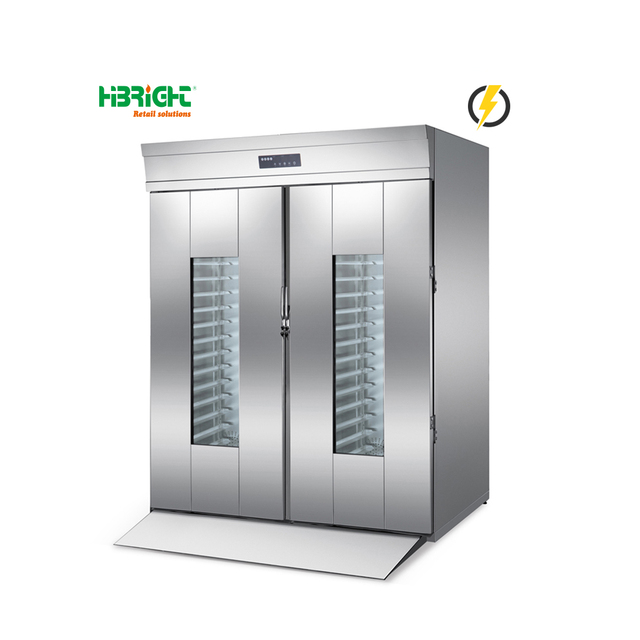 Luxury Intelligent Controlled Stainless Steel Commercial Bakery Dough Proofer with Trolley