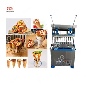 Cheap Price Coffee eating Cup Fabricante Pizzelle Maker Pizza Cone Making Machine For Hot Sale