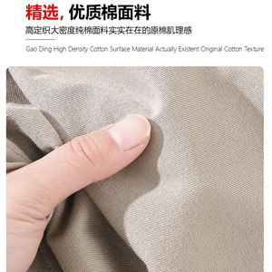 เสื้อยืดผ้าฝ้ายแท้สำหรับผู้ชาย ไซส์ S-8XL ไซส์ใหญ่ แขนสั้น สีพื้น ใส่ได้ทุกวัน - Product Image 5