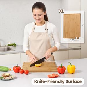 Planches <span class=keywords><strong>à</strong></span> <span class=keywords><strong>découper</strong></span> <span class=keywords><strong>en</strong></span> bambou pour la cuisine, <span class=keywords><strong>planche</strong></span> <span class=keywords><strong>à</strong></span> <span class=keywords><strong>découper</strong></span> <span class=keywords><strong>en</strong></span> <span class=keywords><strong>bois</strong></span> extra large avec support rotatif et rainure pour le jus - Product Image 6