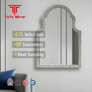 Tete Tùy Chỉnh Hiện Đại Treo Kim Loại Phòng Tắm Gương Khung Handmade Không Thường Xuyên Trang Trí Tường Gương Cho Khách Sạn Hoặc Phòng Khách - Product Image 1