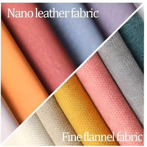 Tela de poliéster <span class=keywords><strong>Puff</strong></span> Sacktriangle Diseño de tela de algodón y lino para todas las edades Sillas de PUF grandes azul claro - Product Image 4