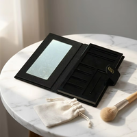 Boîtes rigides de luxe magnétiques faites à la main pour palettes de fards à paupières vides, avec miroir intégré et emplacements multi-compartiments, personnalisables avec logo, vente en gros