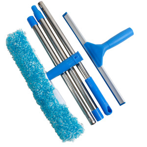 Kit de nettoyage de vitres pratique Racloirs en plastique poussiéreux légers avec ensemble de seau de nettoyage de vitres Facile à utiliser pour le nettoyage des vitres - Product Image 4
