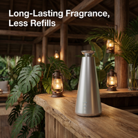 Diffuseur de parfum commercial sans fil en métal USB 100 ml, contrôle par application, parfum longue durée, fonctionnement silencieux 35 dB, automatique