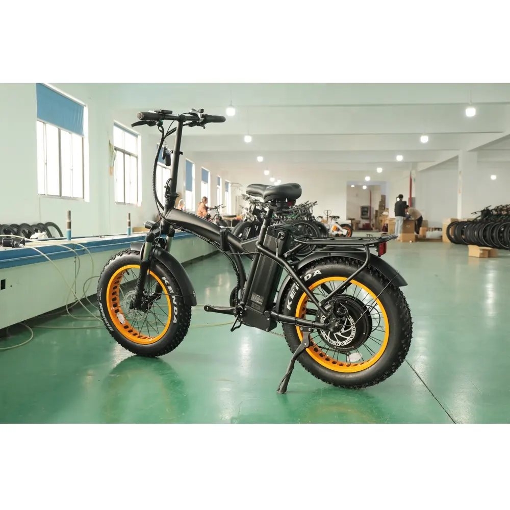 دراجة كهربائية بإطار عريض من RJ بمحرك قوي بقدرة 1000 وات وبطارية ليثيوم أيون بسعة 48 فولت و 17.5ah