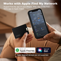 Portefeuille Smart Finder Card MFI Find My Key Finder Pet Anti Lost Wireless Charger Smart Tracker