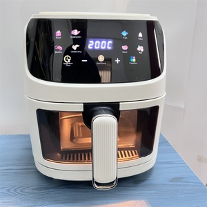 Freidora de Aire Eléctrica de Gran Capacidad de 8L, 2400W, Control Digital, Acero Inoxidable, Sin Aceite, Baja en Grasa, para Uso Doméstico - Product Image 4