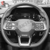 Palettes de changement de vitesse en fibre de carbone ABS pour volant Ford Mustang GT Dark Horse EcoBoost 2024 2025 2026 – Accessoires d'extension DSG