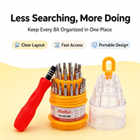 Precision 31Pcs Screwdriver Set Torx Phillips Hex Bit Kit Professional Hardware Tool for Electronics PC Workshop Repair DIY