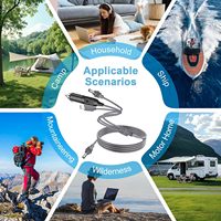 Cable Mini Starlink 3 en 1 de 9.8 pies/3 m, Cable de Alimentación de Alta Velocidad de 100 W+ USB C/Encendedor de Cigarrillos para Automóvil/DC a DC para Accesorios Starlink