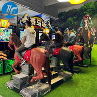 Machine de jeu d'arcade électrique de course de chevaux à monnayeur pour 2 joueurs avec agencement 3D, garantie 1 an, 110V/220V