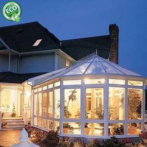 บ้านอลูมิเนียมอัลลอยด์แว่นกันแดดแก้วสีเขียวบ้านแก้วฤดูหนาววิคตอเรียสวนหลังบ้านบ้านแก้ว - Product Image 4